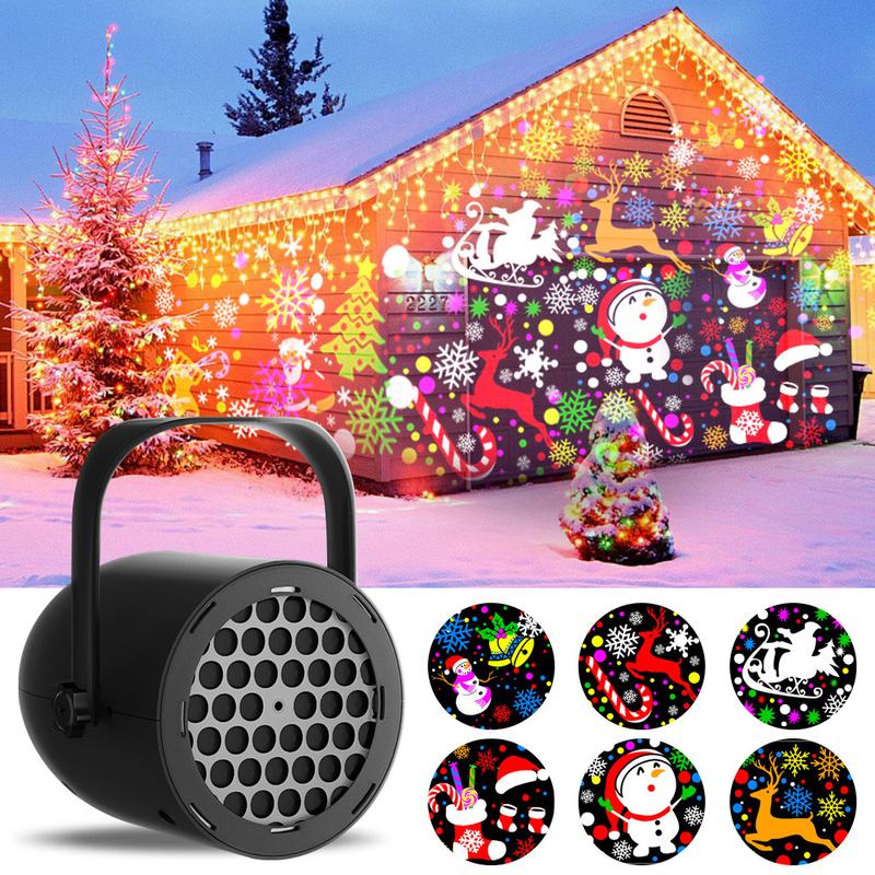 L&B® – Christmas Projection Lamp (16 Patterns)