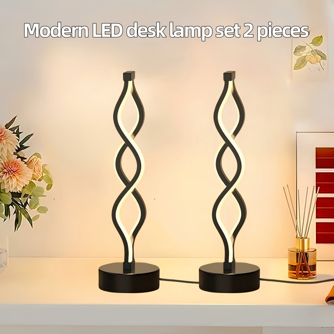 L&B® - Retro Spiral LED Lamp