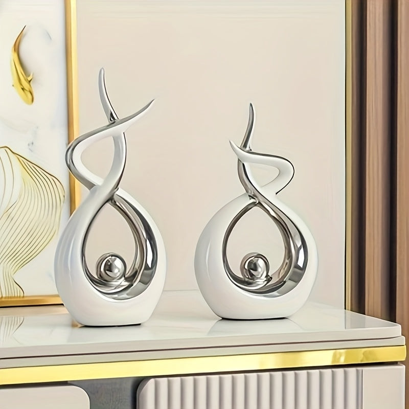 L&B® - Modern Resin Sculpture Set