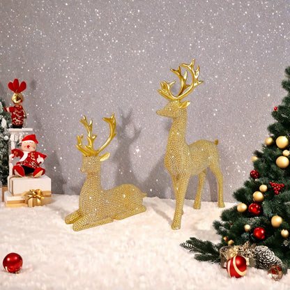 L&B® Golden Reindeer Duo