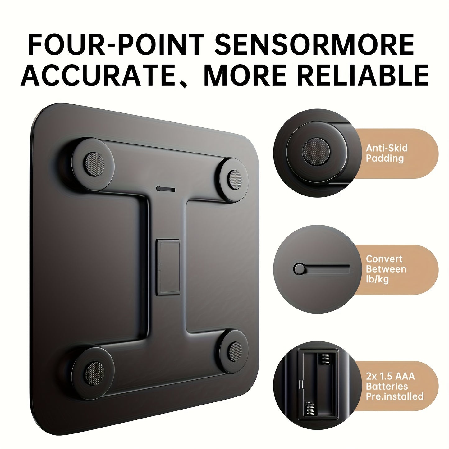 L&B® - Digital Bathroom Scale