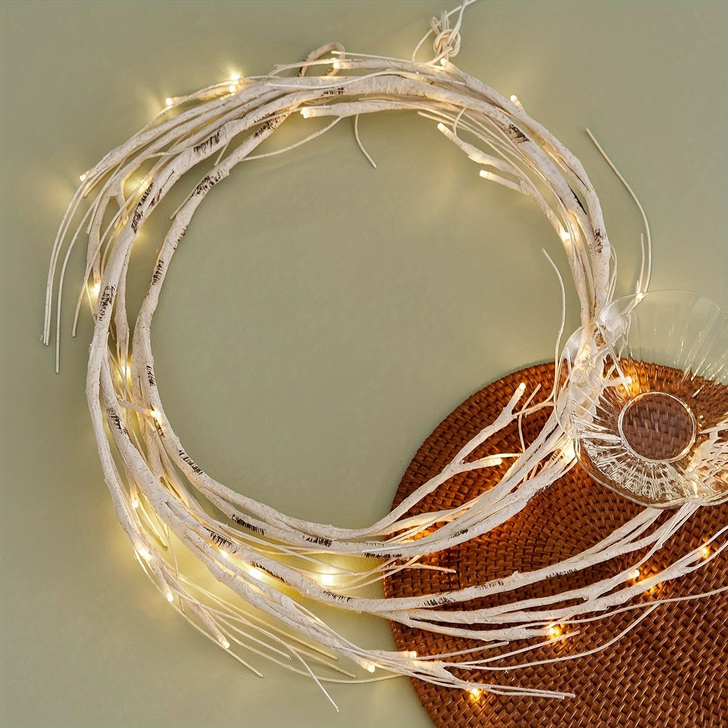 L&B® Warm-Glow Birch Garland