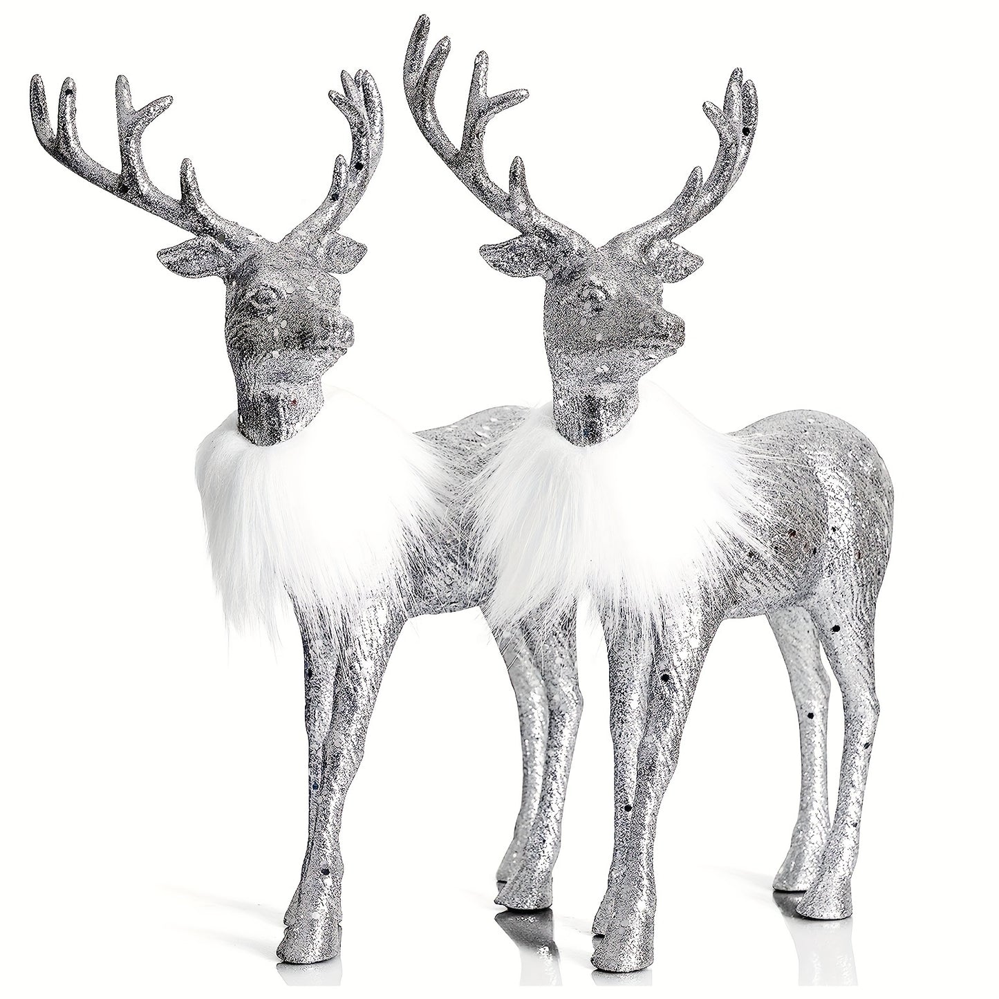 L&B® Christmas Reindeer Ornament Set (2 pcs, 12-inch)