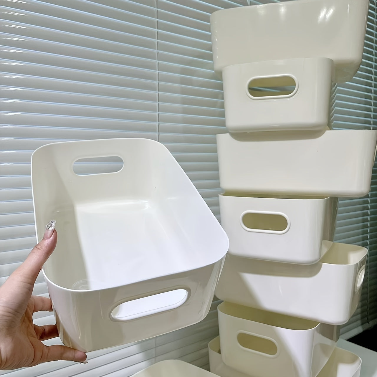 L&B® - 10-Pack Multi-Functional Plastic Storage Boxes