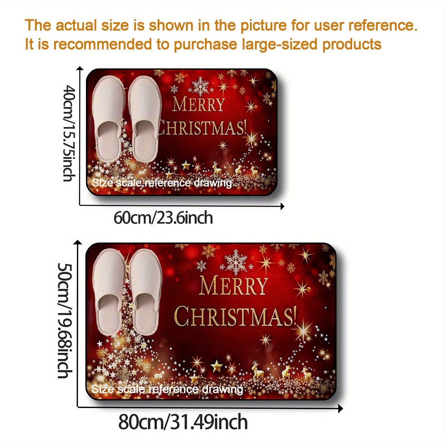 L&B® Festive Welcome Doormat