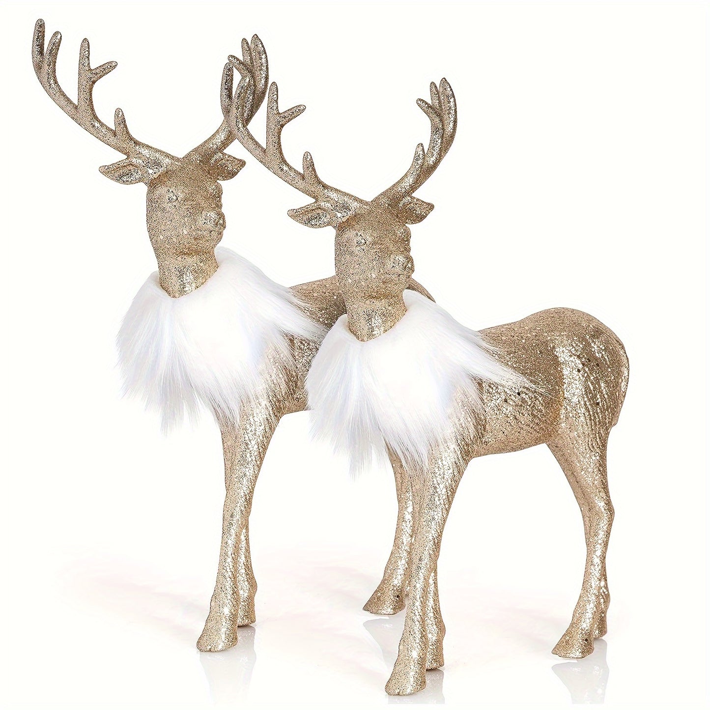 L&B® Christmas Reindeer Ornament Set (2 pcs, 12-inch)