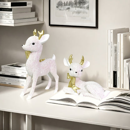 L&B® Crystal Reindeer Duo