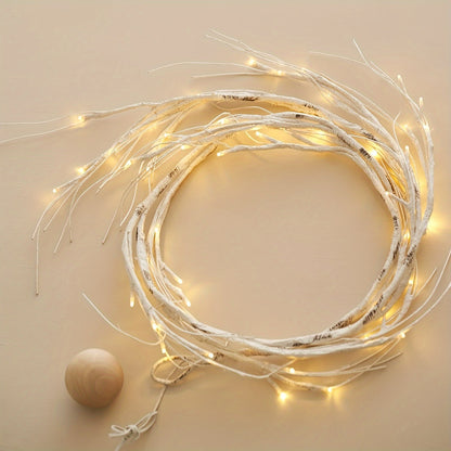 L&B® Warm-Glow Birch Garland