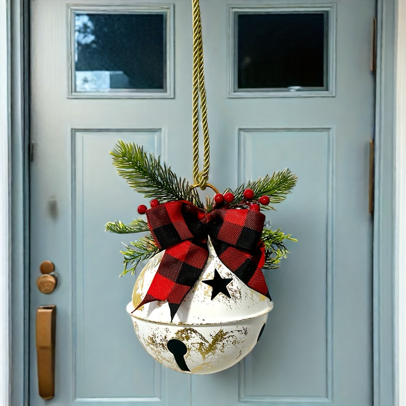L&B® Christmas Bell with Bow & Door Hanger