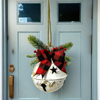 L&B® Christmas Bell with Bow & Door Hanger