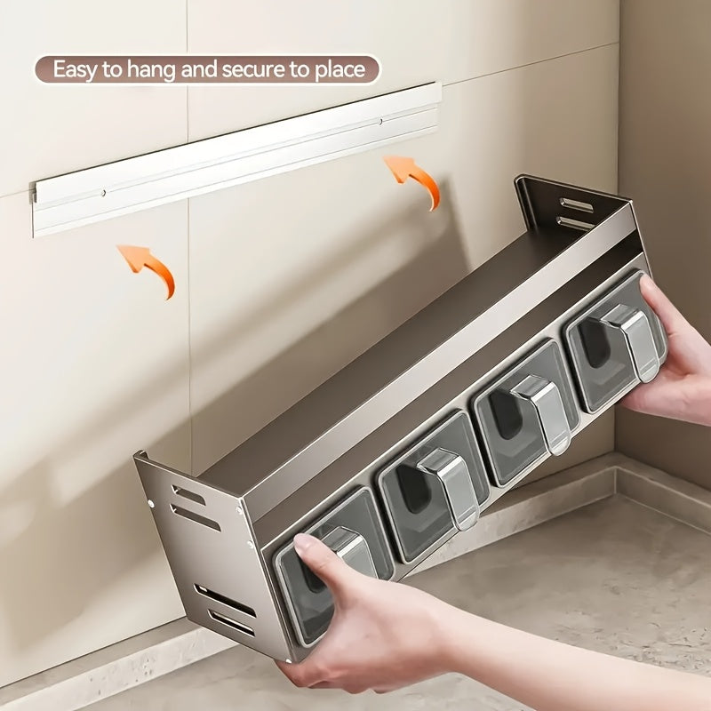 L&B® - Wall-Mounted Spice Organizer Rack