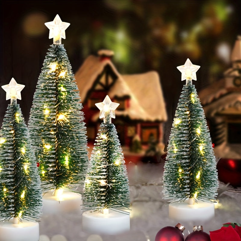 L&B® Frosted Glow Christmas Tree Set (3pcs)
