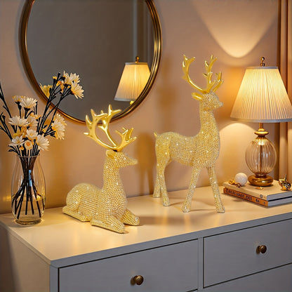 L&B® Golden Reindeer Duo