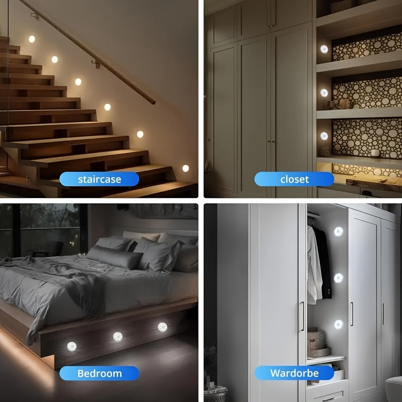 L&B® USB Rechargeable LED Night Light with Motion Sensor
