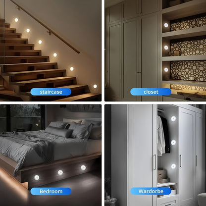 L&B® USB Rechargeable LED Night Light with Motion Sensor