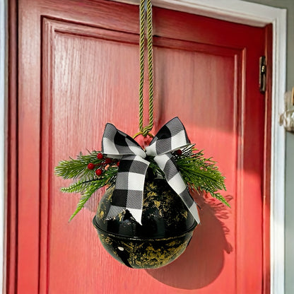 L&B® Christmas Bell with Bow & Door Hanger