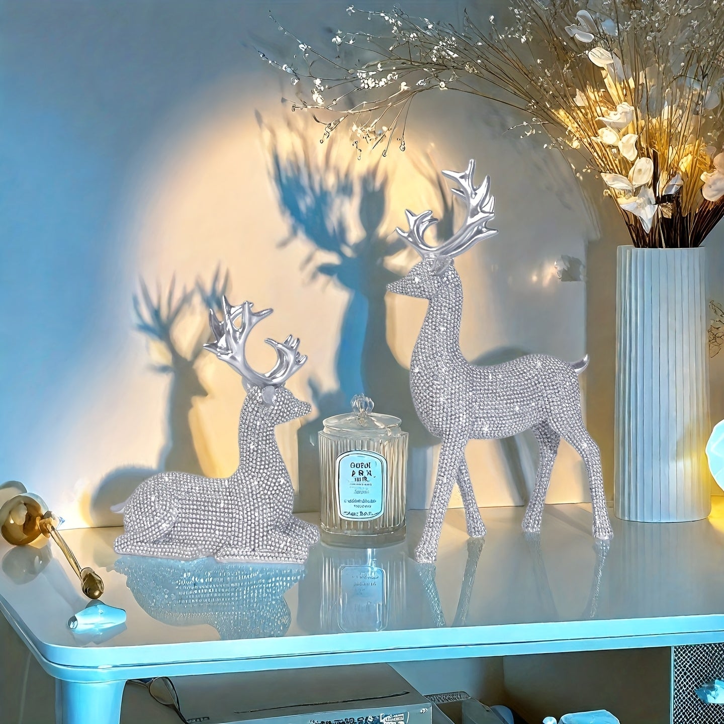 L&B® Golden Reindeer Duo