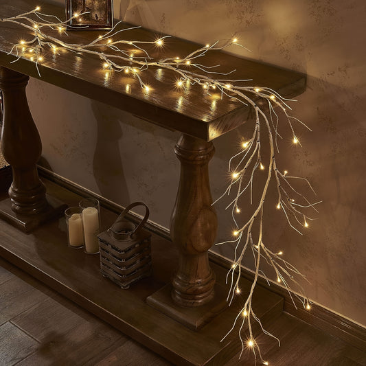 L&B® Warm-Glow Birch Garland