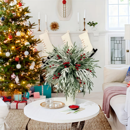 L&B® Snow-Covered Norfolk Pine Branches