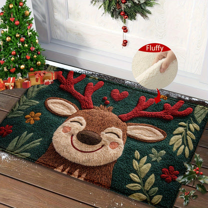 L&B® Cozy Reindeer Holiday Mat