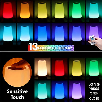 L&B® Smart Touch Bedside Lamp