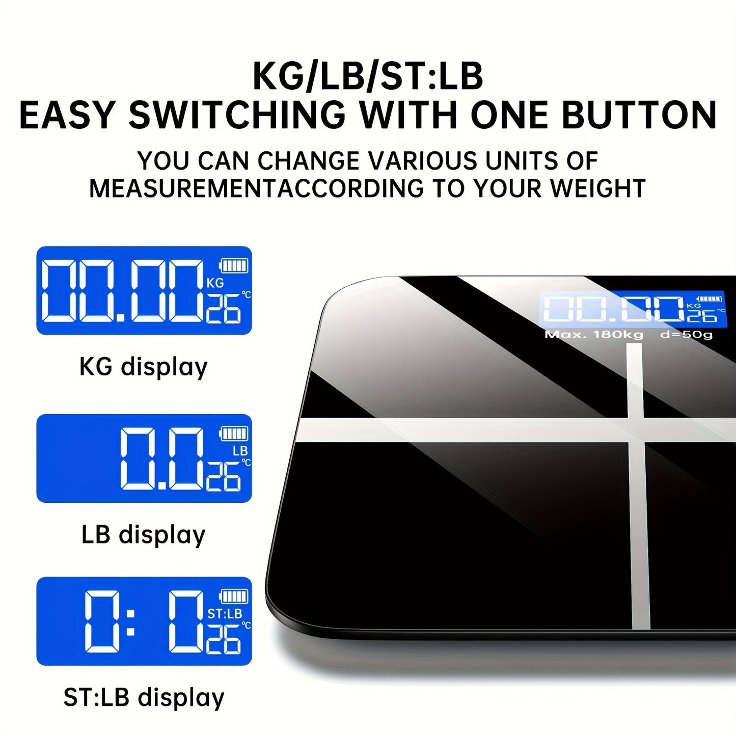 L&B® - Digital Bathroom Scale