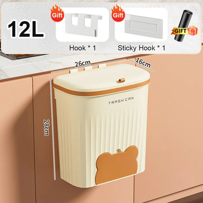 L&B® - Wall-Mounted Kitchen Trash Can