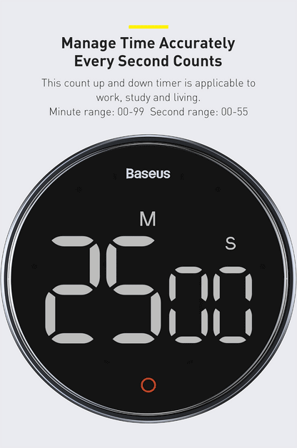 L&B® - Magnetic Digital Kitchen Timer