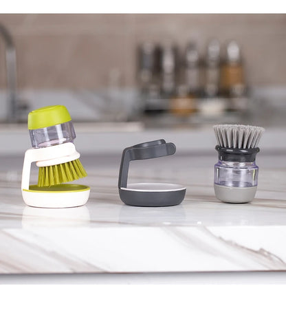 L&B® -Dish Brush with Soap Dispens