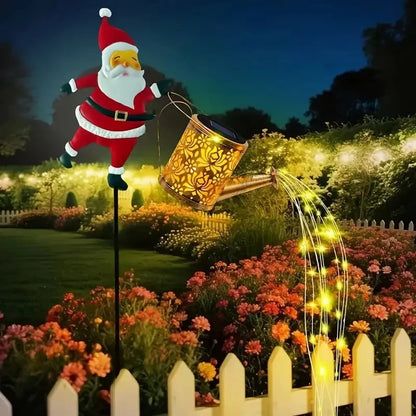 L&B® Santa Claus Solar Kettle Light