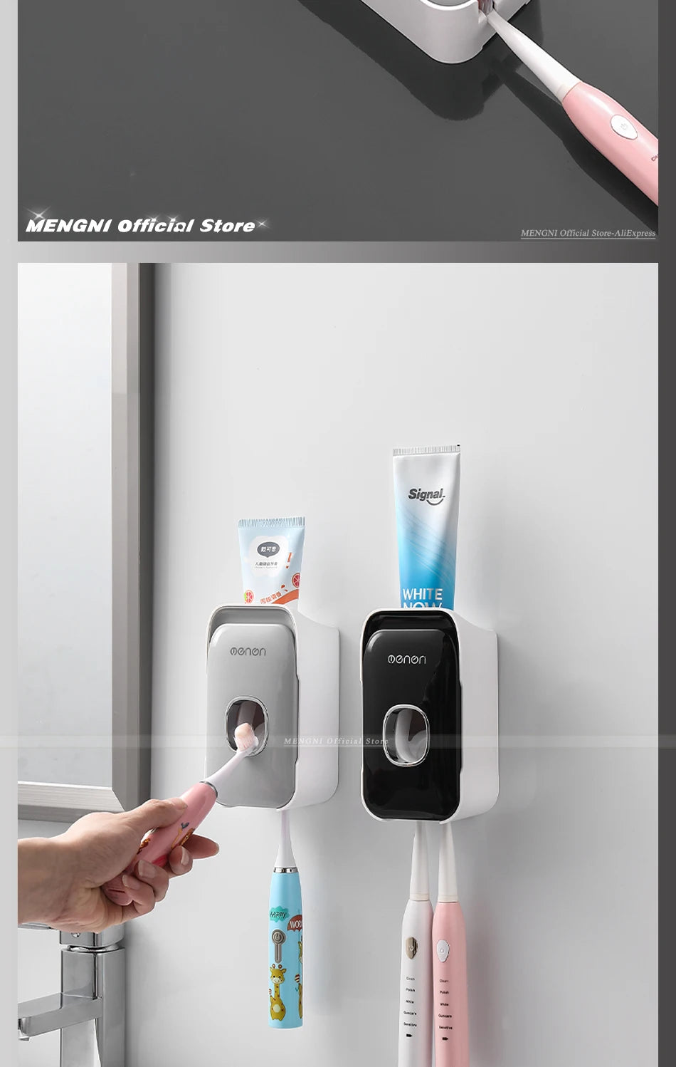 L&B® - Automatic Wall-Mounted Toothpaste Dispenser