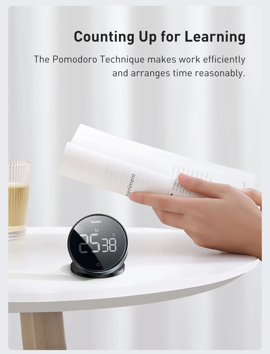 L&B® - Magnetic Digital Kitchen Timer