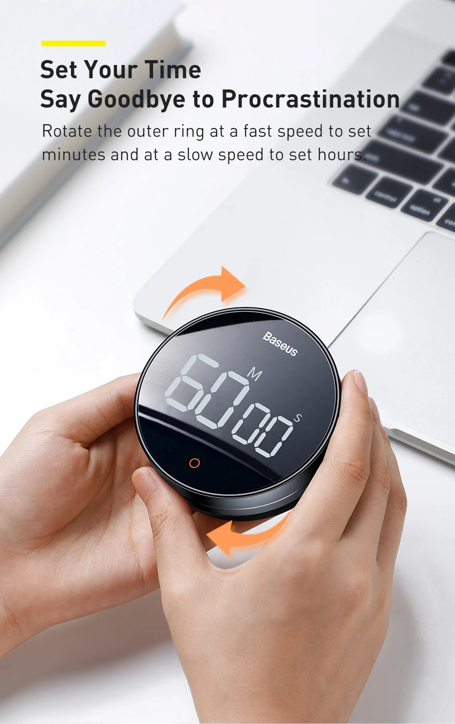 L&B® - Magnetic Digital Kitchen Timer