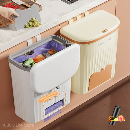 L&B® - Wall-Mounted Kitchen Trash Can