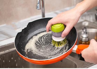 L&B® -Dish Brush with Soap Dispens