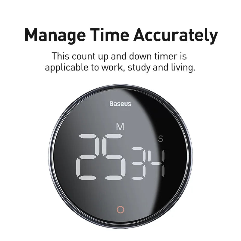 L&B® - Magnetic Digital Kitchen Timer
