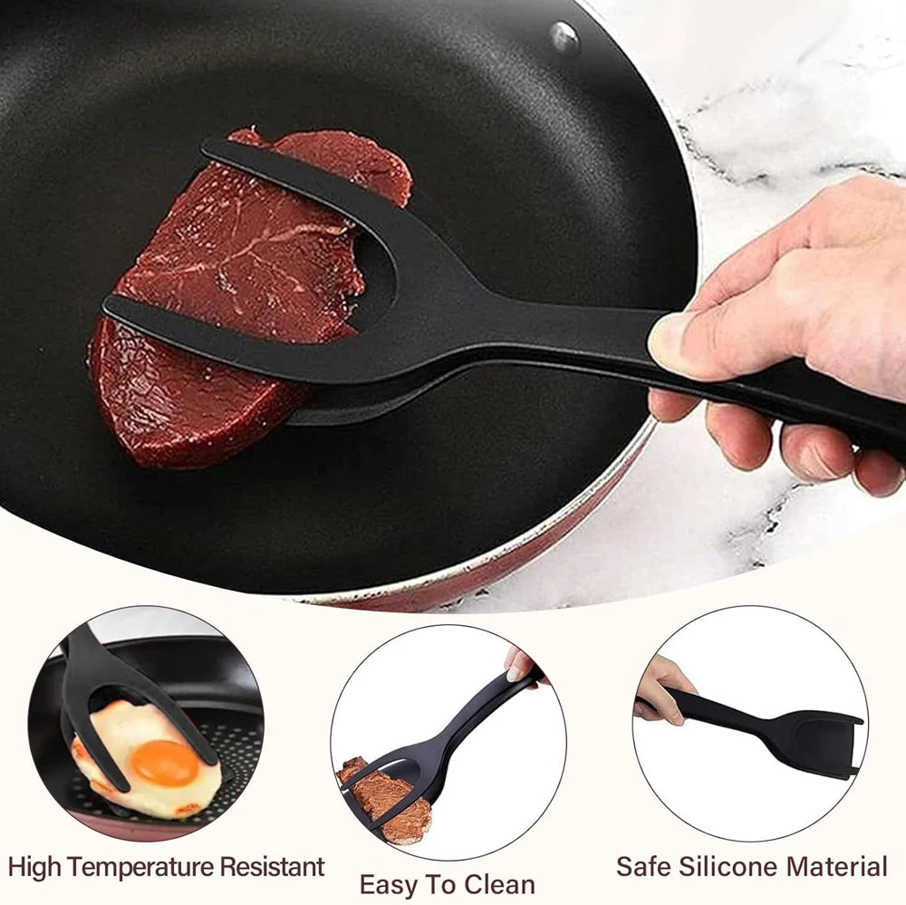 L&B® - 2-in-1 Flip Spatula Tongs