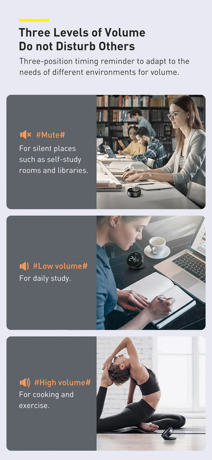 L&B® - Magnetic Digital Kitchen Timer