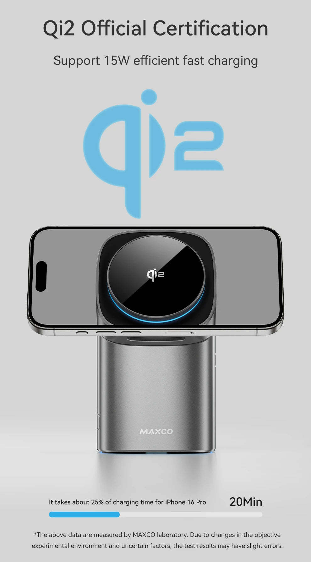 L&B® - 3-in-1 Magnetic Wireless Charger