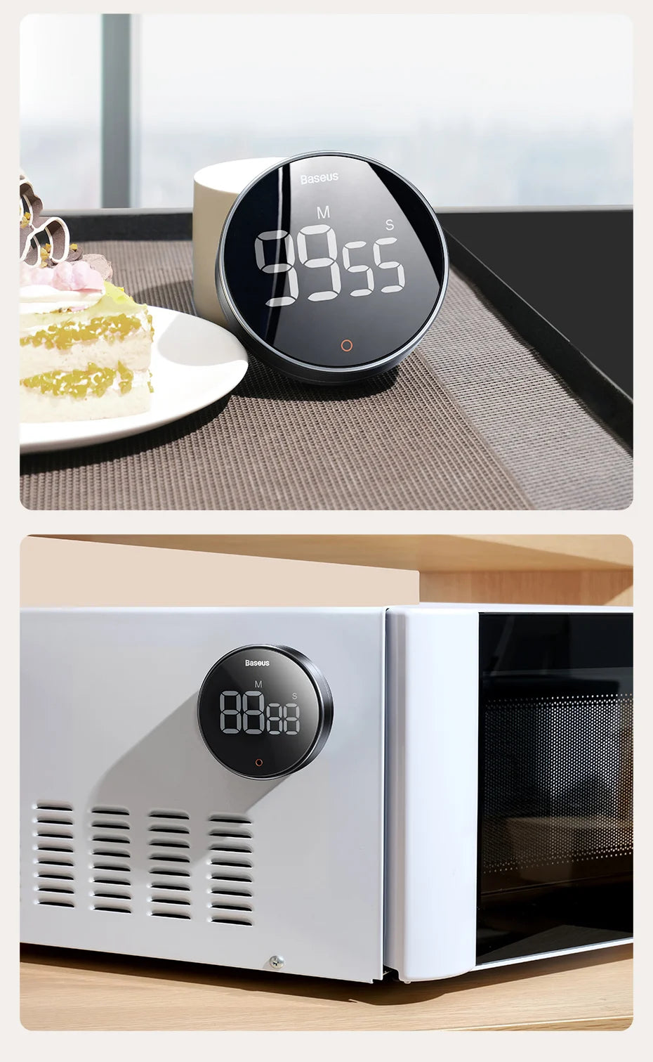 L&B® - Magnetic Digital Kitchen Timer