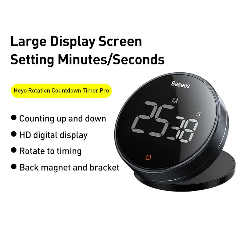 L&B® - Magnetic Digital Kitchen Timer
