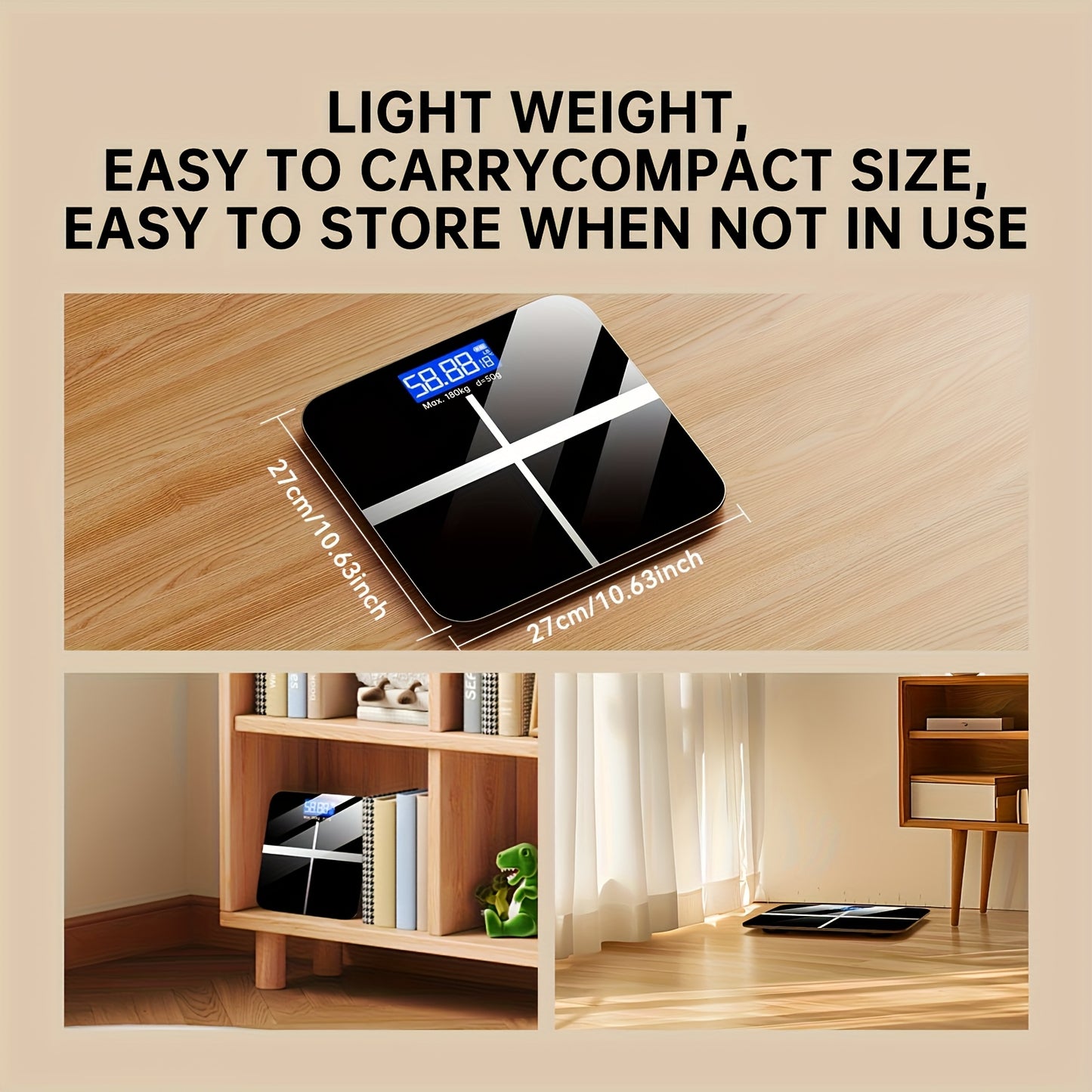 L&B® - Digital Bathroom Scale