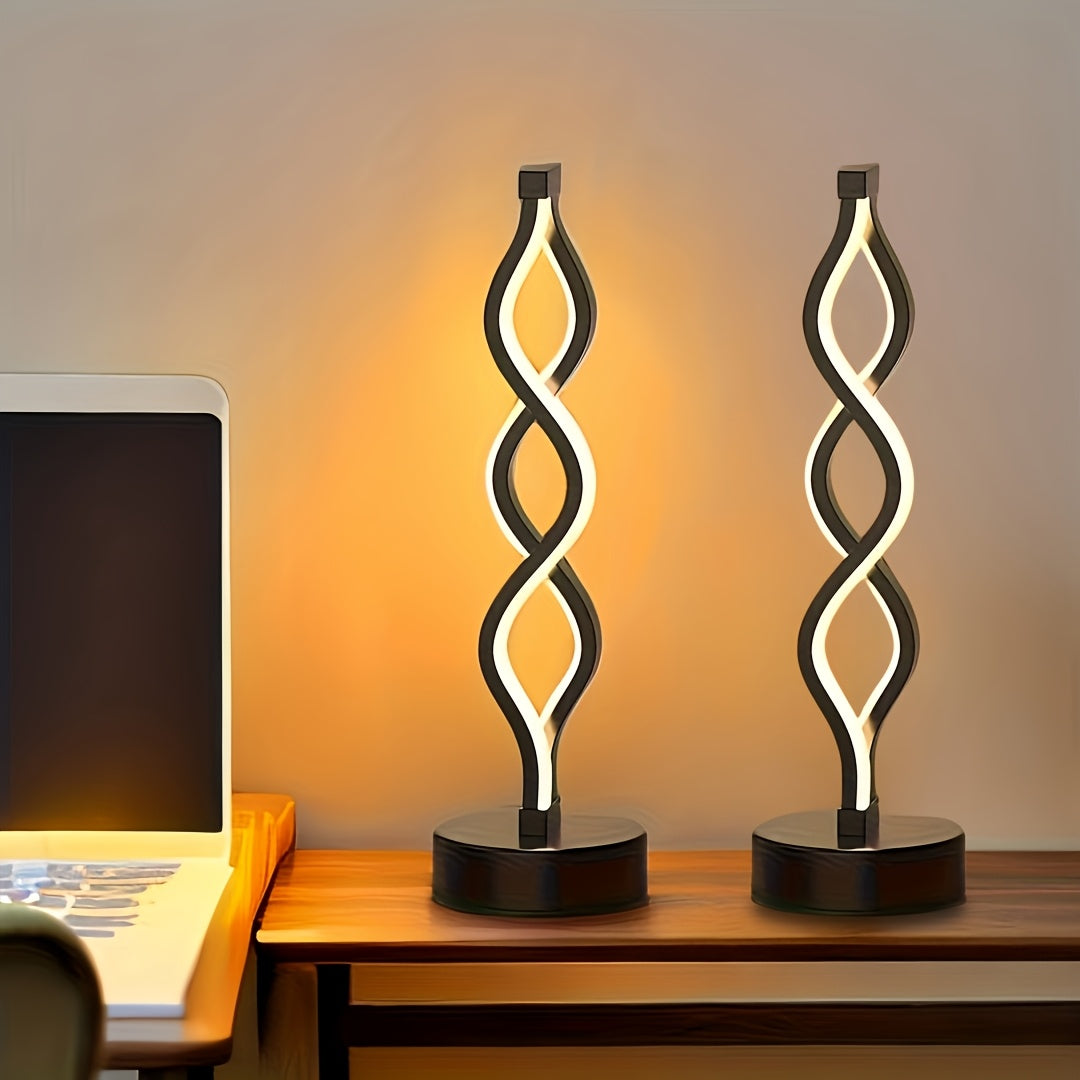 L&B® - Retro Spiral LED Lamp