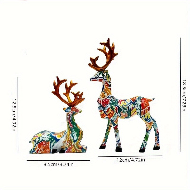 L&B® Mosaic Reindeer Duo