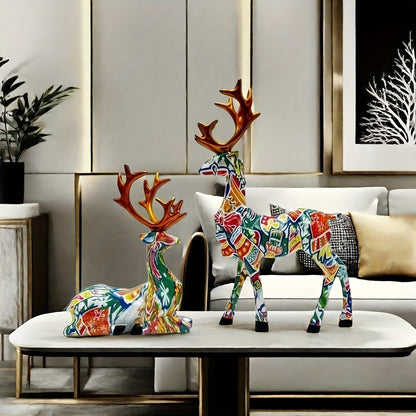 L&B® Mosaic Reindeer Duo