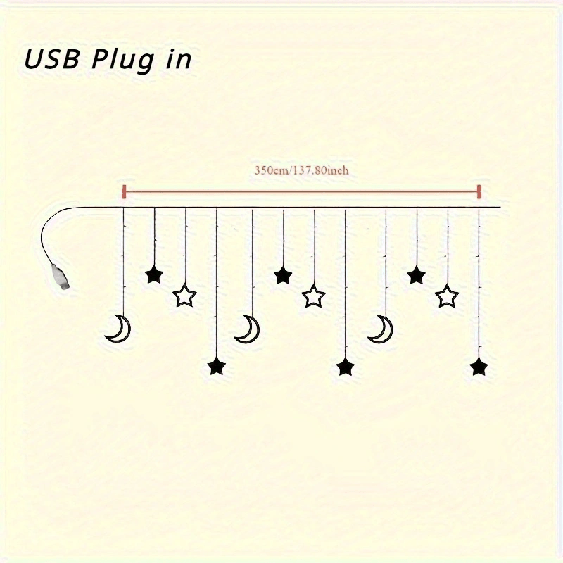 L&B® Enchanted Curtain Lights